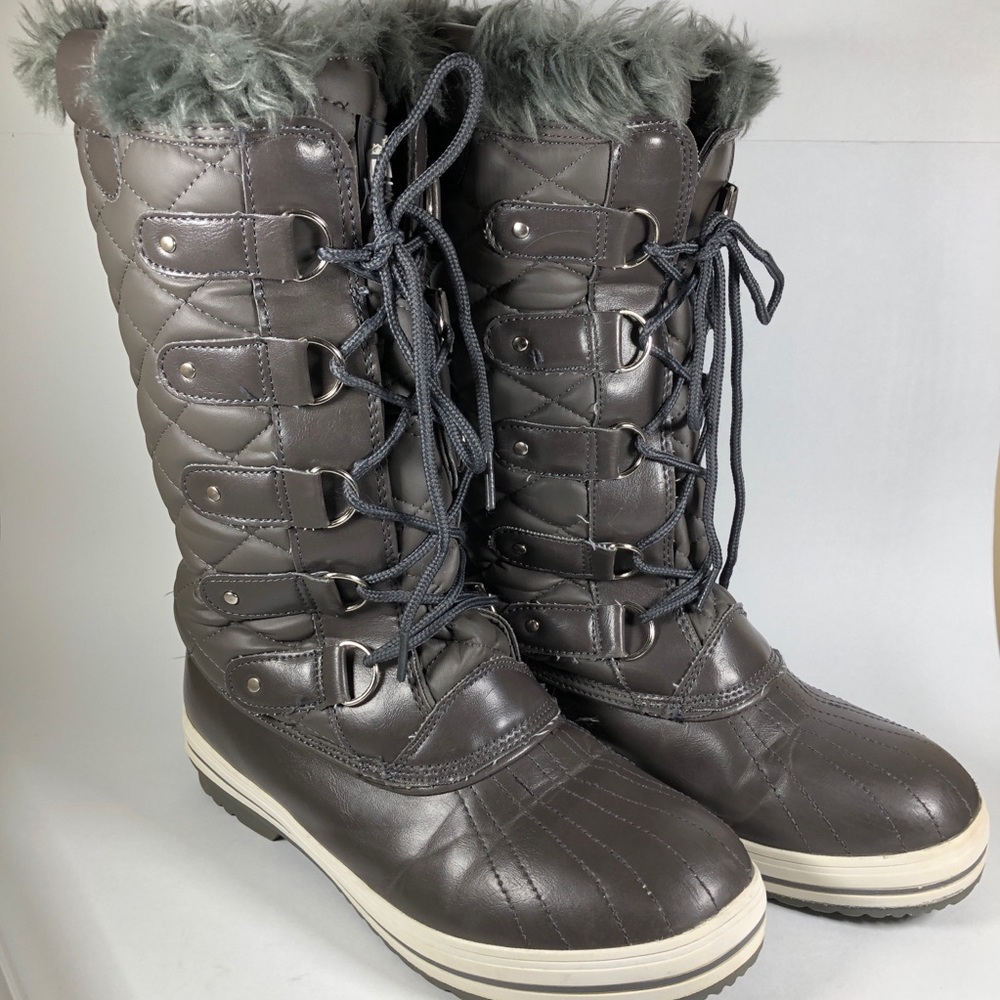 Sporto Women’s Winter Boot Polar Gray 10